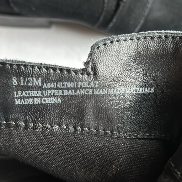 Sam Edelman barely worn black suede ankle boots. Size 8 1/2. Cute side buckles. - Picture 5 of 5